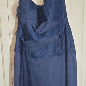 Elegant Navy Blue Dress
